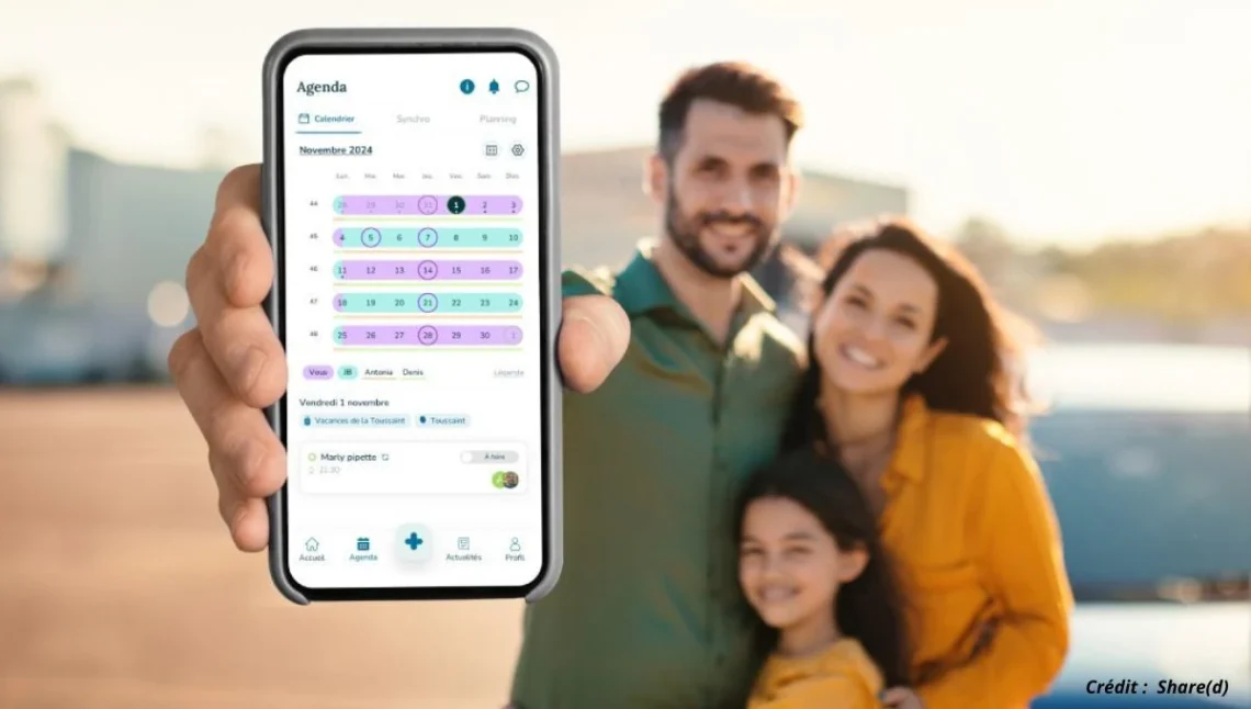 Appli Shared pour les familles recomposées